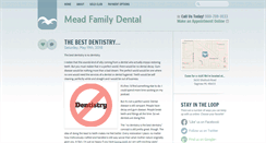Desktop Screenshot of meadfamilydental.com